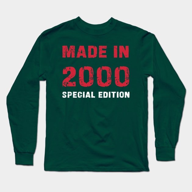 Made In 2000 - 23 Years of Happiness Long Sleeve T-Shirt by PreeTee 